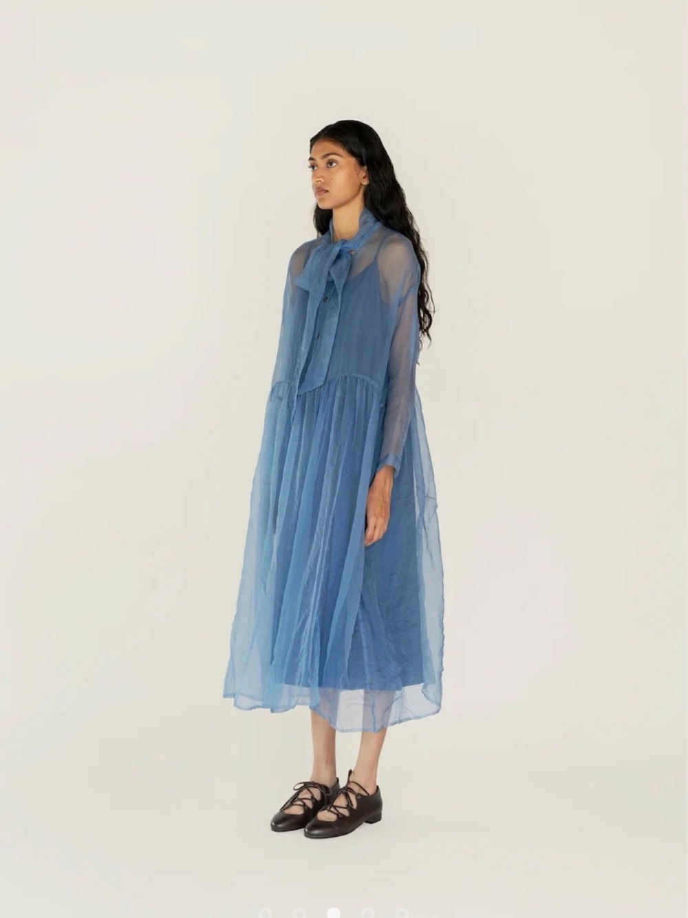 Runaway Bicycle Aouli Dress - 100% Silk - Picture 2 of 7